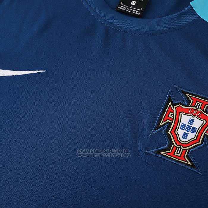 Fato de Treino Portugal Manga Curta 2024-2025 Azul - Calcas Curta